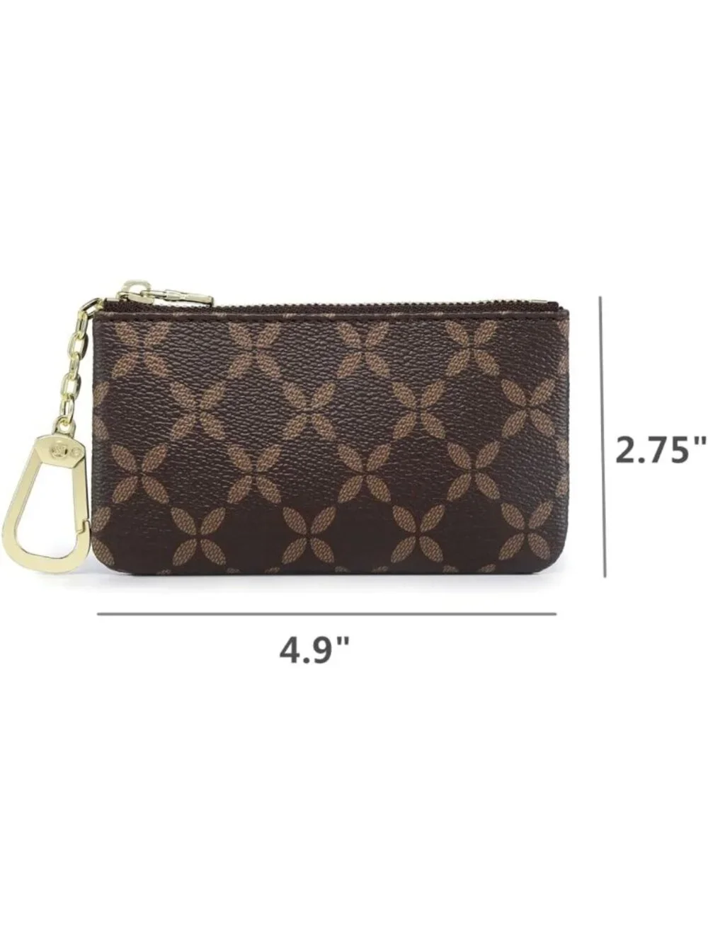 Luxury Mini Coin Purse Wallet | Zip Key Chain Pouch for Cards & Cash - Unisex